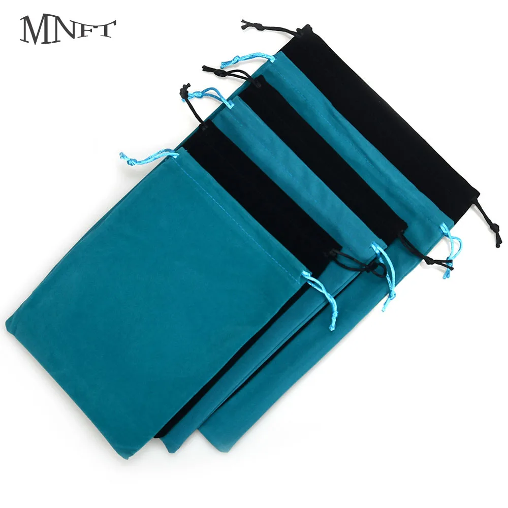 MNFT 3Pcs/Lot S/M/L Drawstring High Quality Portable Fishing Reel Storage Bag Drawstring Blue/Black Outdoor Wheel Accessories