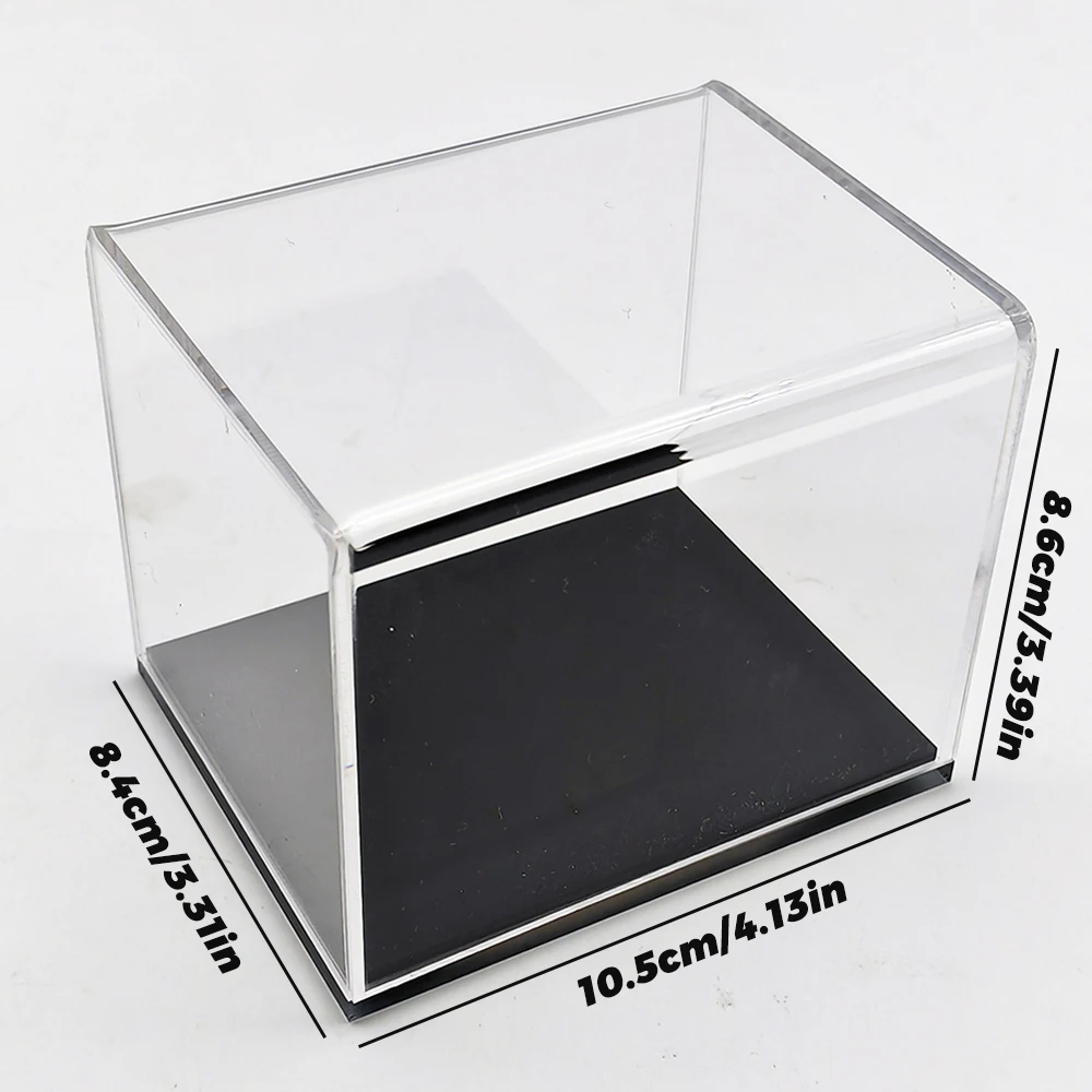 1/64 Model Car Display Box No Installation Requirse Mini Transparent ABS Collectable Kid Toys Birthday Gift (Without Cars)