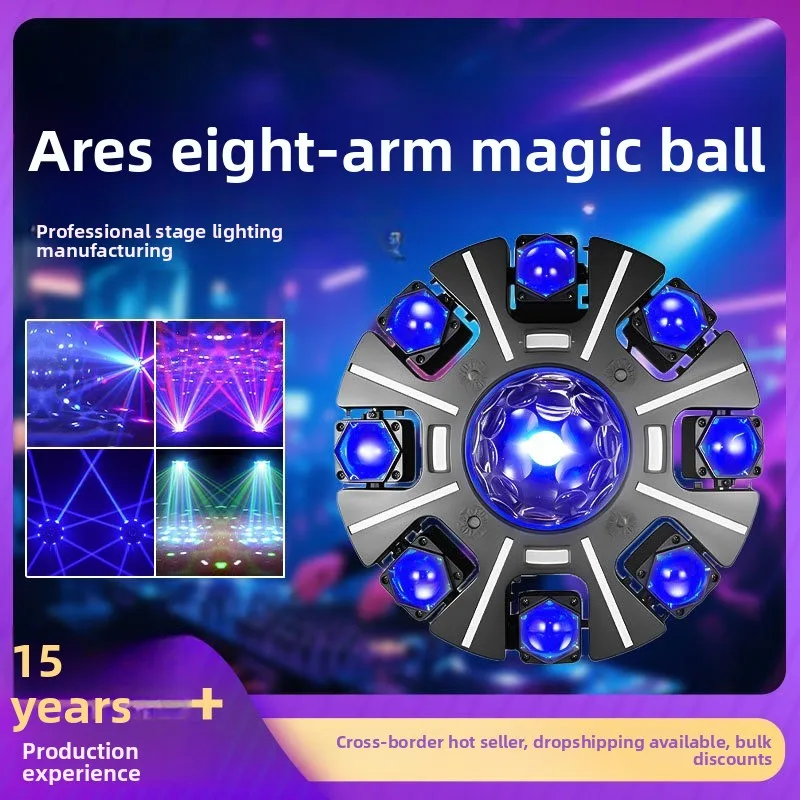 luce-a-testa-mobile-mars-8-arm-magic-ball-king-kong-lampada-laser-rgb-da-240w-per-dj-bar-ktv-feste