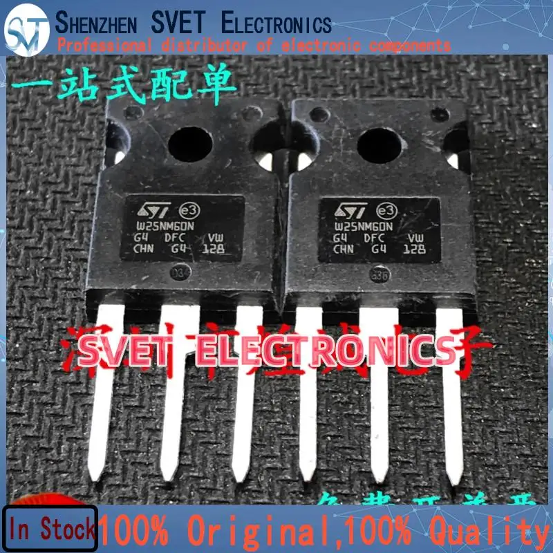 10PCS-50PCS  W25NM60N STW25NM60N  TO-247 650V 20A  Original In Stock Fast shipping