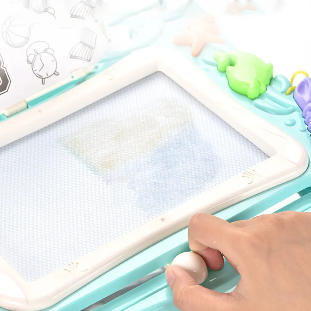 

1Pcs Magnetic Writing Board Plastic Drawing Plate Safe Eco Friendly Easy Wipe Clean Early Learning Tool for Sketch