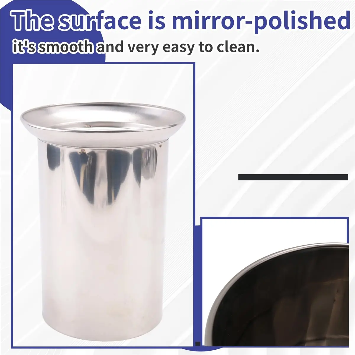 [Promotions]Stainless Steel Straw Holder, Counter-Top Straw Dispenser, Cutlery Organizer, Spoons Forks Chopsticks Storage