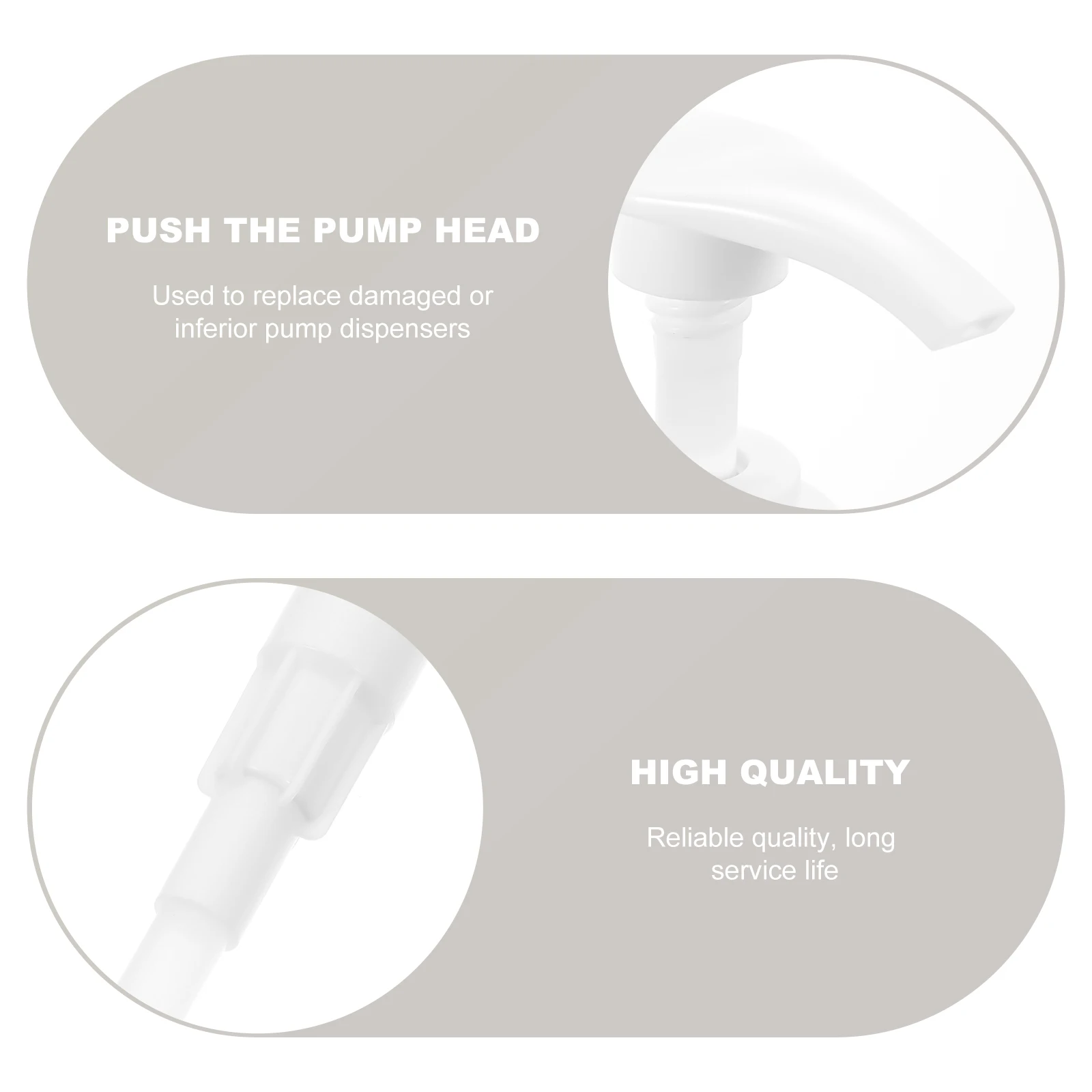 

10 Pcs Lotion Pump 3 3cm Hand Soap Dispenser Replacement Heads for Bottle Pump Accessory Suitable Kitchen Bathroom