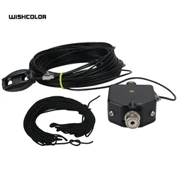 Wishcolor JYR4010plus Shortwave Antenna HF Antenna 7/14/21/28MHz Waterproof Joint w/ 4B150PLUS End-Fed Balun