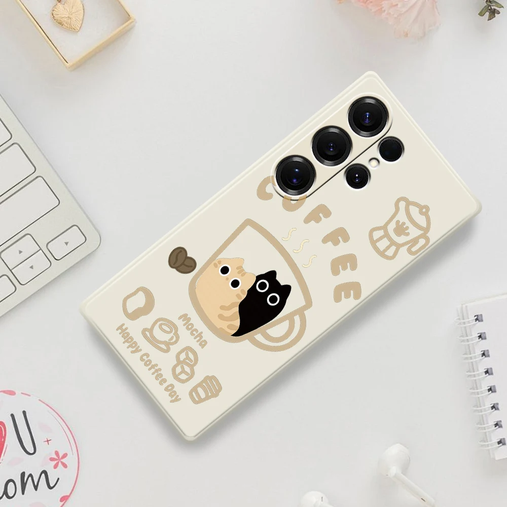 

Чехол для телефона в стиле кошки для Samsung Galaxy A56 A32 A23 A22 5G A32 A23 4G A55 A54 A53 A52 A51 A35 A34 A31 A25 A24 Soft Cover