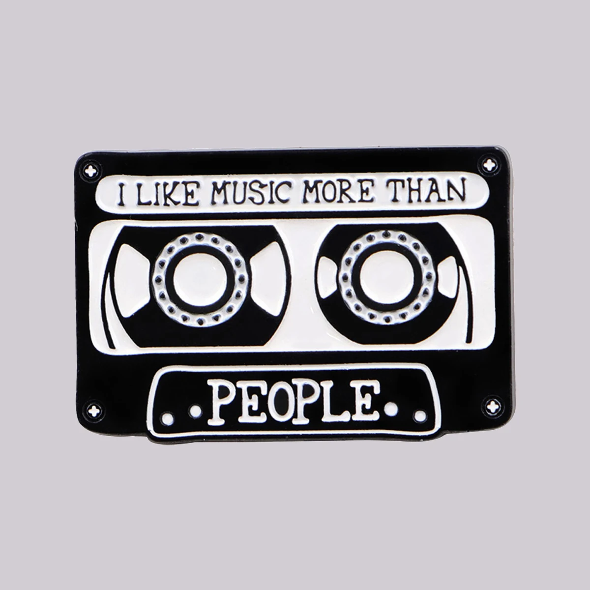 

"I LIKE MUSIC" Enamel Pin Brooch Pines Lapel Pins Badge on Backpack Clothing Accessories Vintage Jewelry Music Enthusiasts Gifts