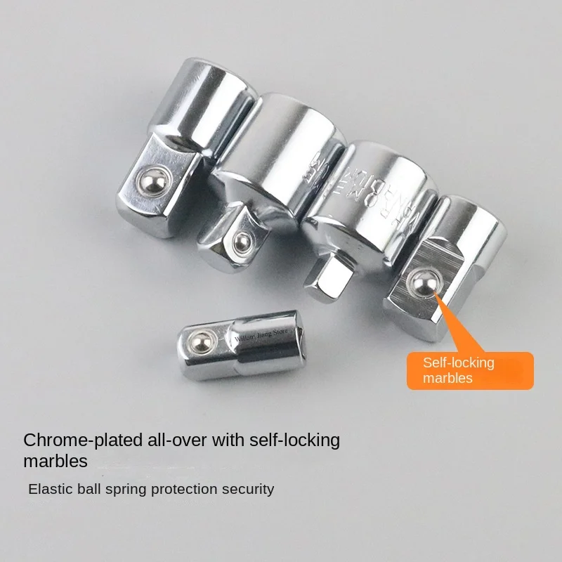 Imagem -02 - Ratchet Wrench Socket Adapter Grupo Pequeno Volante Cr-vs Chrome Vanádio Aço Médio Volante Volante Grande