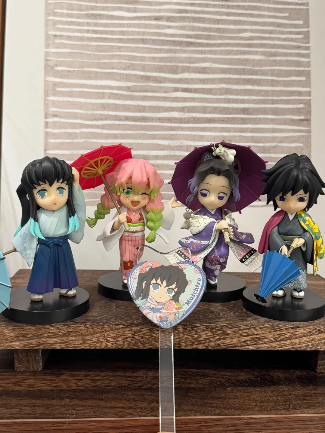 Anime-Figur Demon Slayer Figuren Kimetsu No Yaiba Puppe Tanjiro Nezuko Zenitsu Figurine Plum Rain Serie Actionfigur Modell Spielzeug – Detail 13