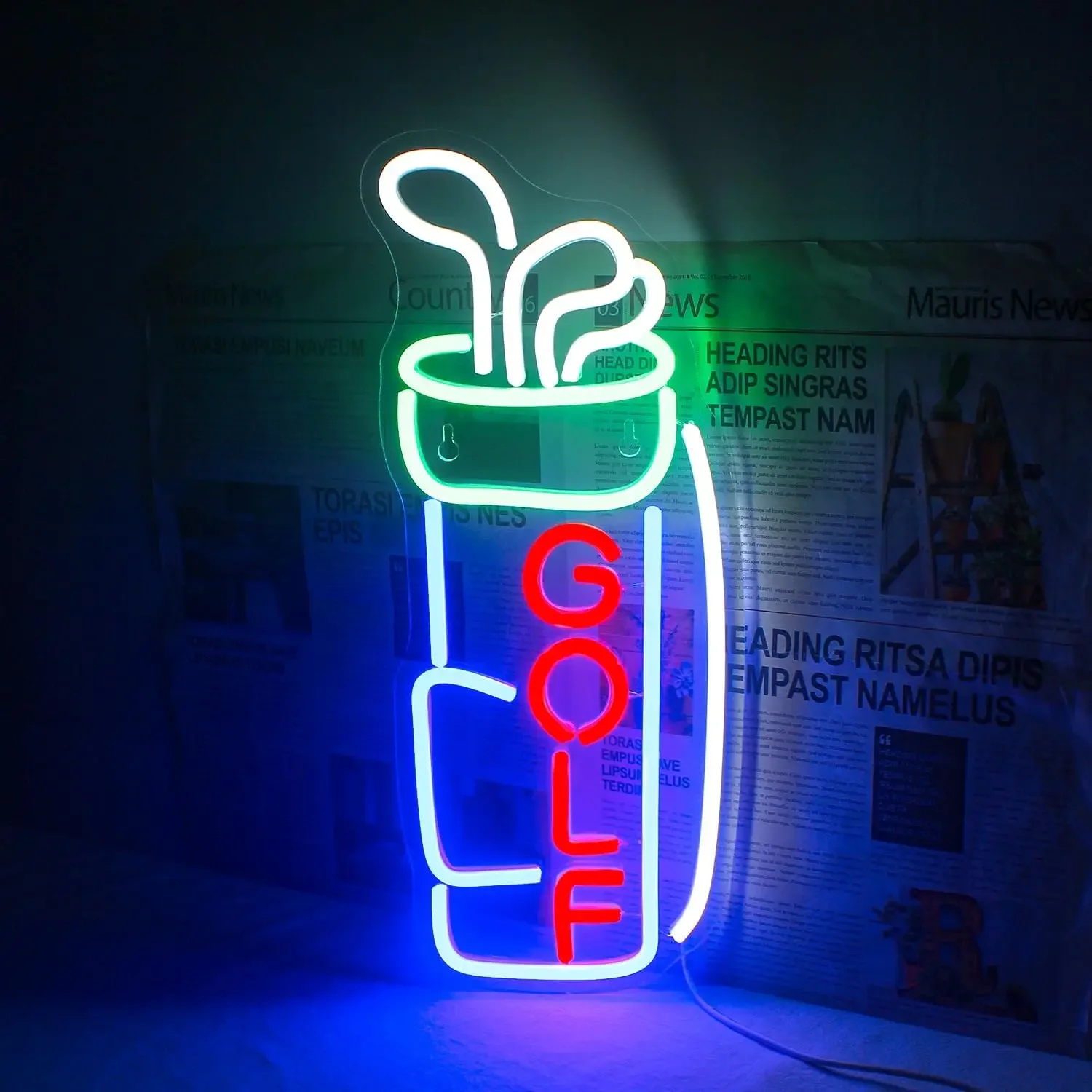 

Golf Neon Sign for Wall Decor Creative LED Light up Signs with USB Powered for Party Hotel Home Decor Backdrop Lights Golf Club