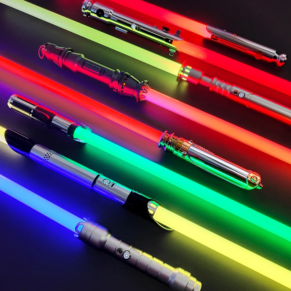 PunkSaber Lightsaber Neopixel Jedi Laser Sword Heavy Dueling Sensitive Smooth Infinite Changing Hitting Sound Light Saber Toys