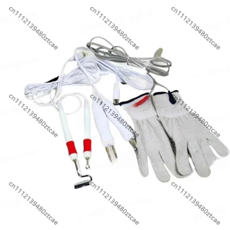 Au-8403 Microcurrent Facial Toning Device Galvanic Skin Lifting Machine With Conductive Gloves For Beauty Salon Home Skin Care