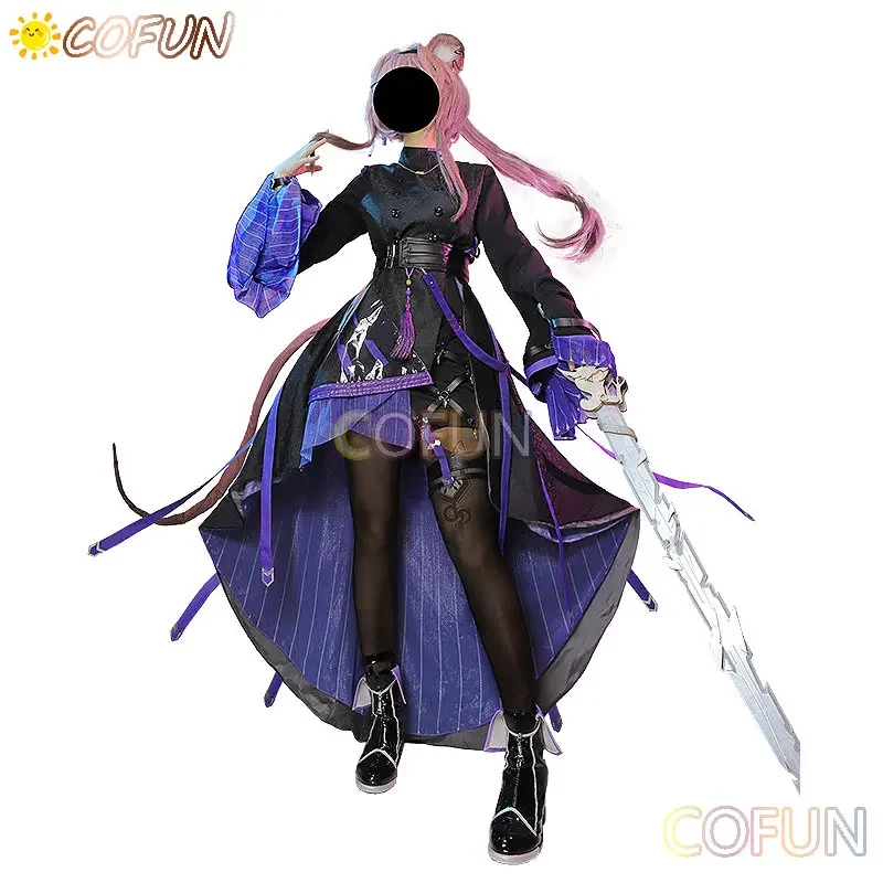 Cofun-女性のためのアークナイトのコスプレ衣装,アニメゲームの衣装,イヤリング,かつら,靴,ハロウィーン,新年