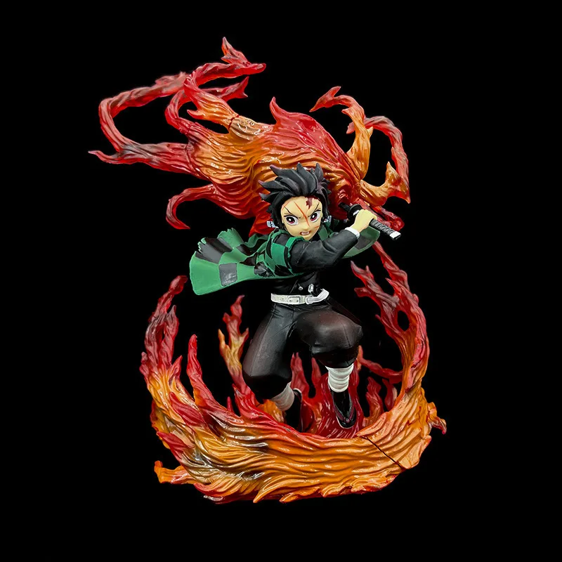 Anime Demon Slayer Kimetsu Yaiba Figure Kamado Tanjirou Action Figure Agatsuma Zenitsu Nezuko Warrior Pvc Model Christmas Gifts