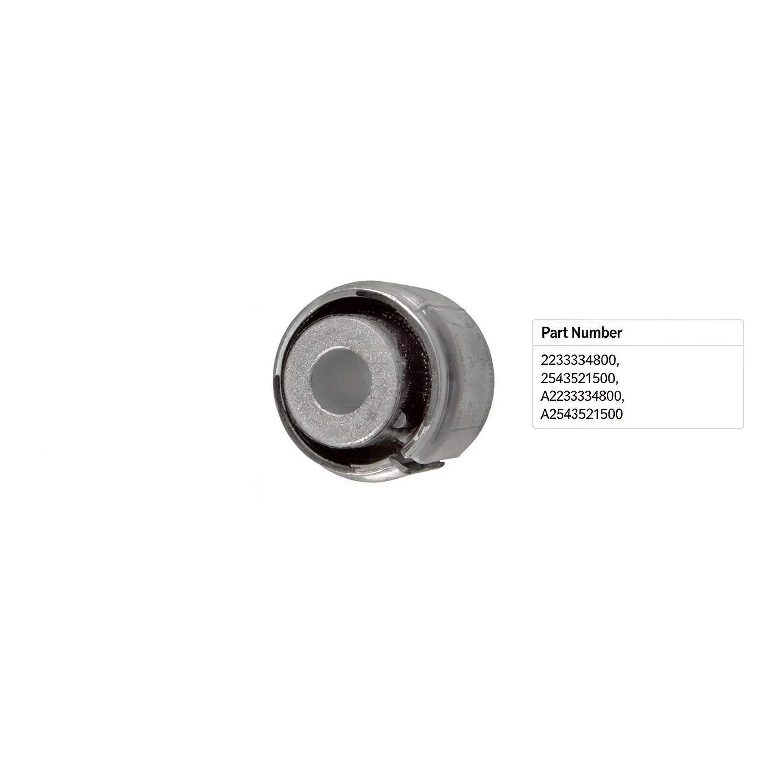 Suspension bushing For MERCEDES-BENZ C/E/S CLASS;GLC;EQE SUV;CLE 2233334800 2543521500 Replaces A2233334800 A2543521500
