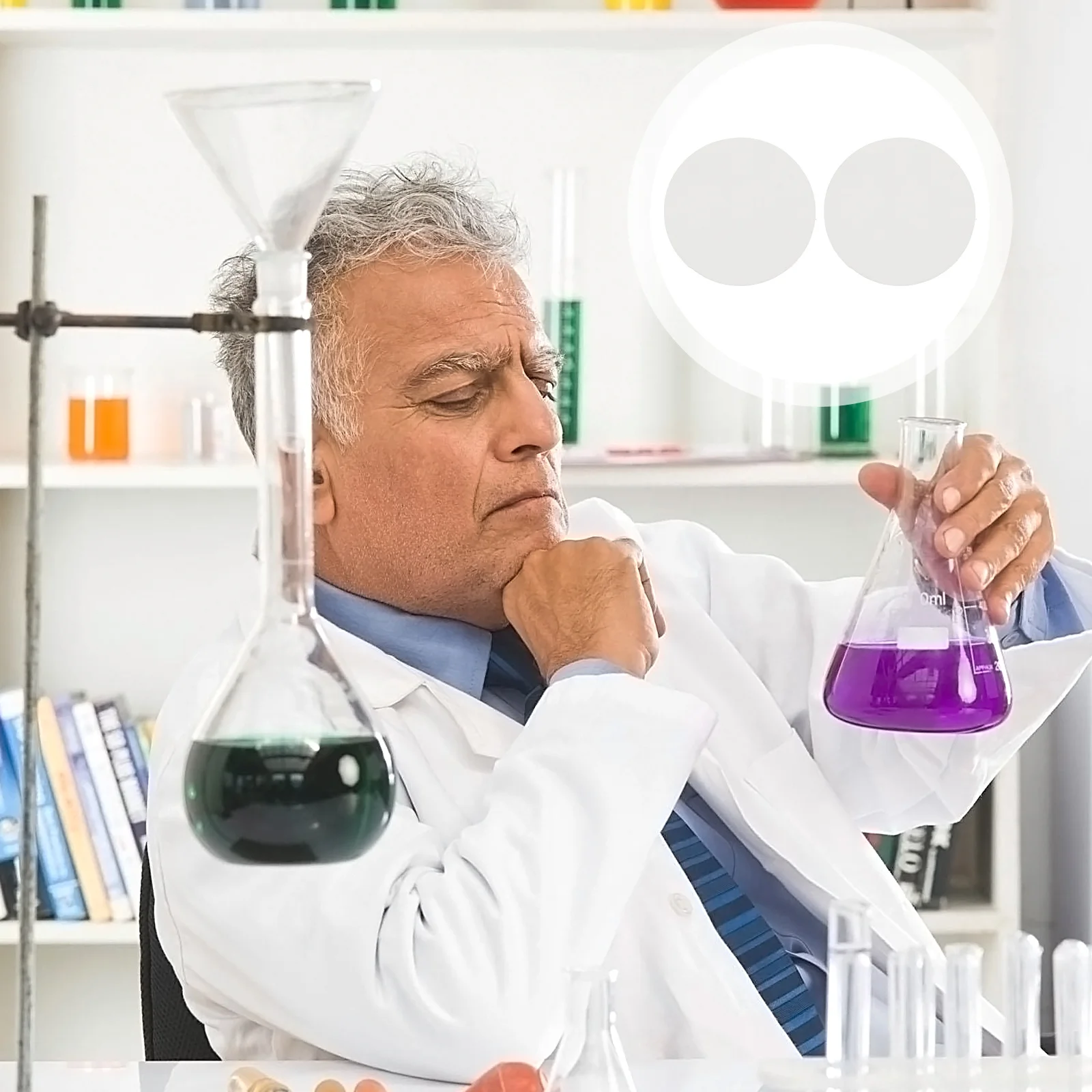 

2Packs Laboratory Qualitative Filter Paper Filter Discs Durable Premium Paper for Chemistry Scientific Experiments and Testing