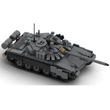 Ww2 military soviet ukrainian army T-72 main battle tank red square vehicles weapons on parade building blocks bricks toys