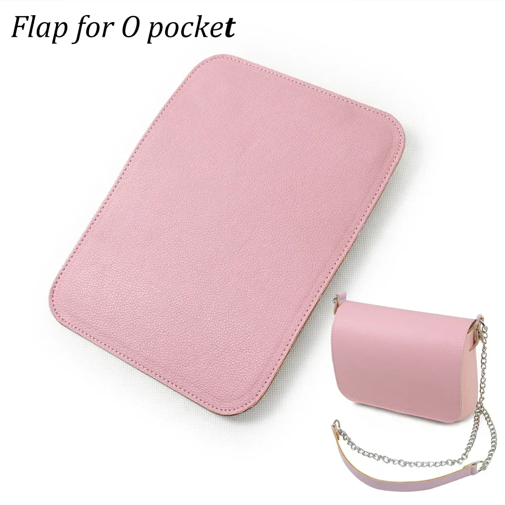 TANQU New Woven Gilding Lichee Pattern PU Leather Flap Cover Clamshell with Magnetic lock Snap Fastener for Obag O Pocket O bag