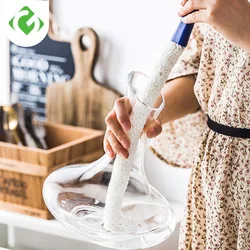 Innovative foam bottle brush Wine glass decanter cleaning brush Flexible sponge brush Variant glassware Scourer Shisha cleaning