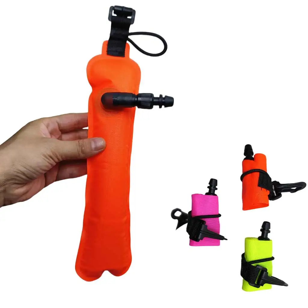 1 قطعة مضيئة سطح صغير ماركر العوامة البسيطة SMB والعتاد العلامة ليلة الغوص علامة السلامة الأساسية ل BCD خزان ظهره غواص هدية #2