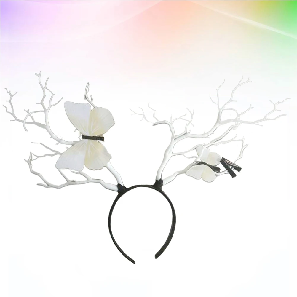 

Classic Antler Butterfly Headband Durable Hair Accessories Party Costume Decoration Masquerade Carnival Halloween Christmas