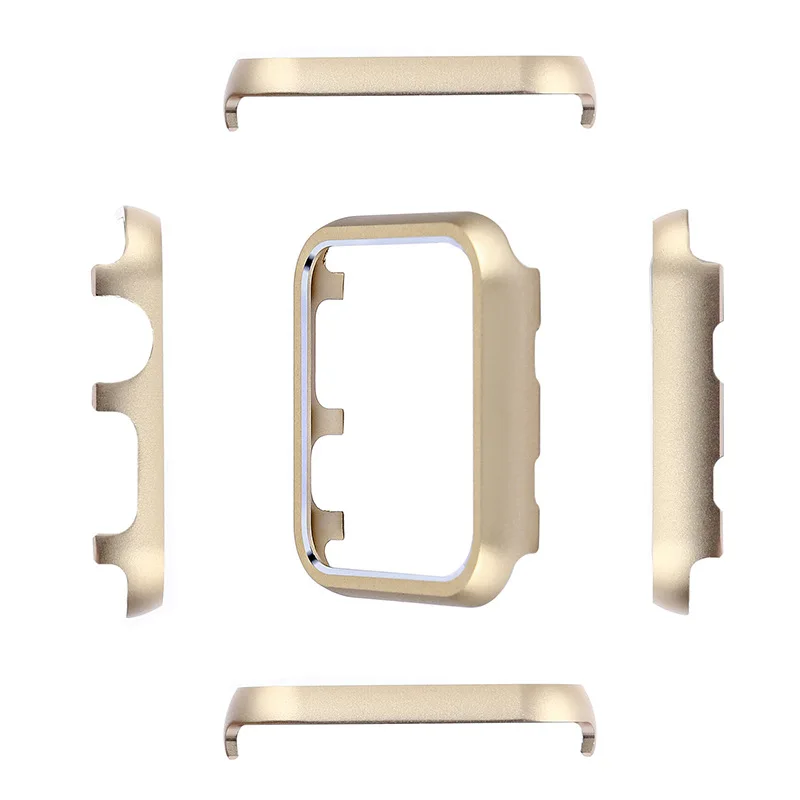 Shiny Bumper Case For Apple Watch band 38 40mm 42 44mm for iwatch metal frame protective cover case SE 8 7 6 5 4 3 41 45mm