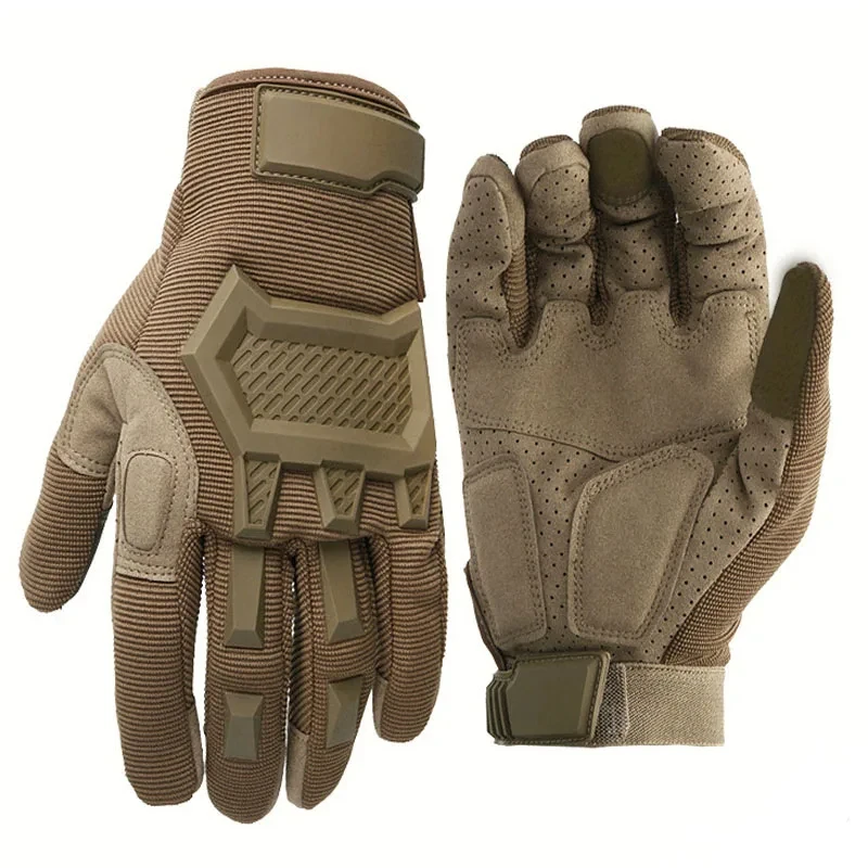 Guantes tácticos para hombre, guantes de dedo completo para Paintball, Airsoft, deportes al aire libre, tiro, senderismo, carrer