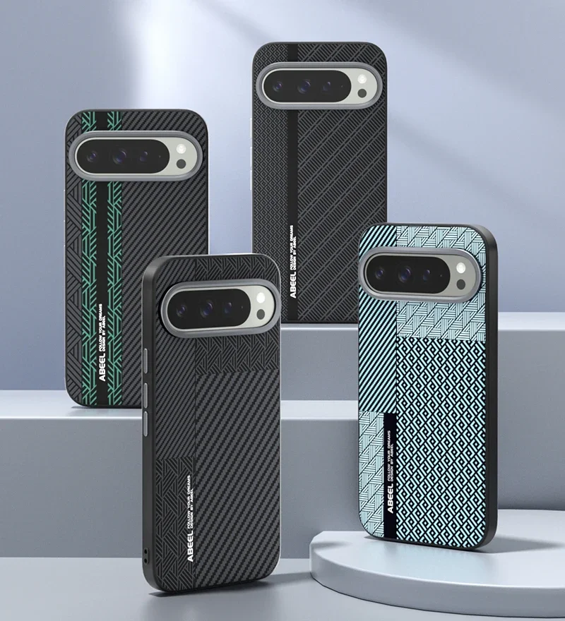 

Luxury High Texture Business Magsafe Carbon Fiber Slim Case For Google Pixel 10 9 A Pro XL Alloy Camera Shockproof Protect Cover