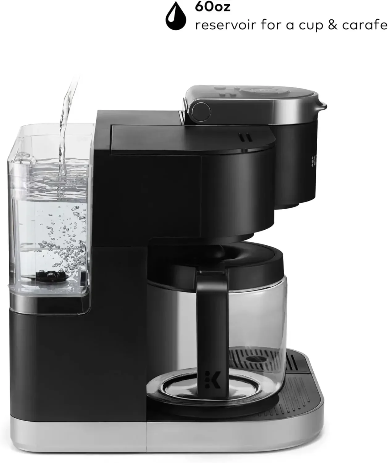 Keurig k-duo po jednom obsloužit k-cup lusk & carafe káva tvůrce, s vícenásobné brew velikostech, 60oz odnímatelný přehrada, programovatelná