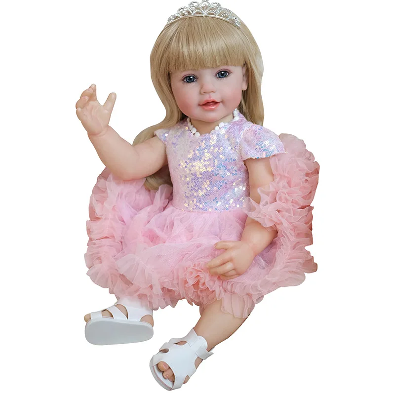 55cm  Reborn Baby Lovely Princess Girl Handmade  Birthday Present Art Dolls