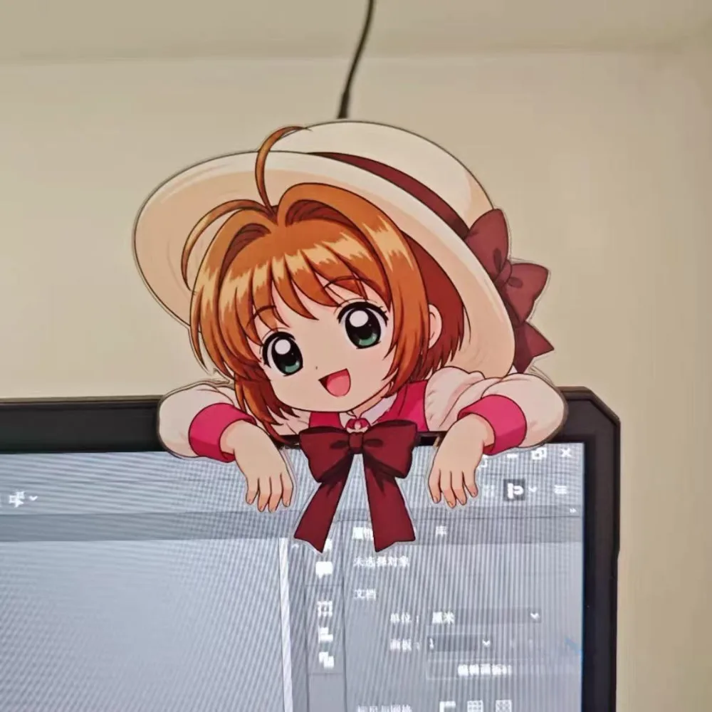 Animation Magic Card Peripheral PP Clips Cosplay Characters Cartoon Cute Girls Acrylic Display Decorative Clip Gift for Friends