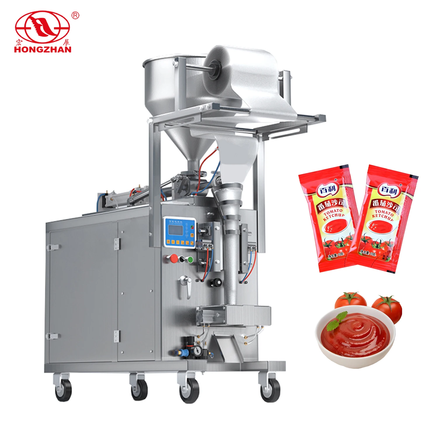 

Chocolate Sauce Barbecue Sauce Foie Gras Peanut Butter Meat Curry Paste Pump Filling Machine