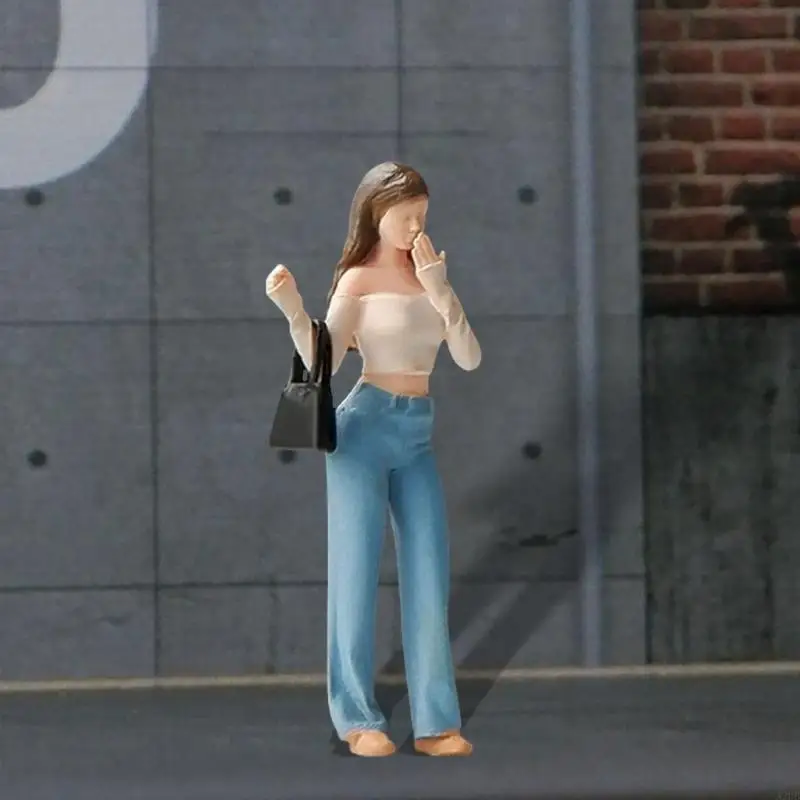 1/64 수집가 및 창조적 장면 건물 A2UB를 위한 현실적인 손으로 그린 ​​세부 묘사가 있는 미니어처 사람들 수지 입상