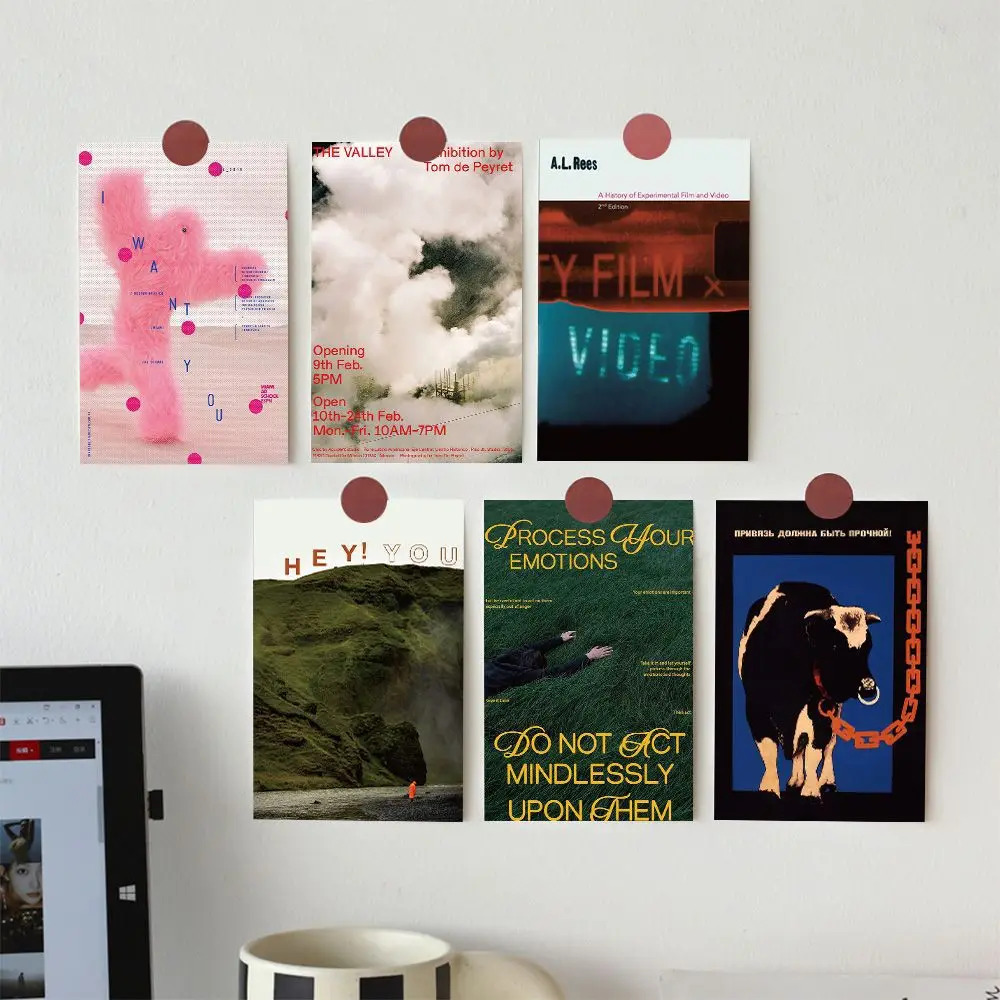 10 Creation Guide InS-style Postcards with A Niche and High-end Interior Wall and Desktop Diy Decoration Cards