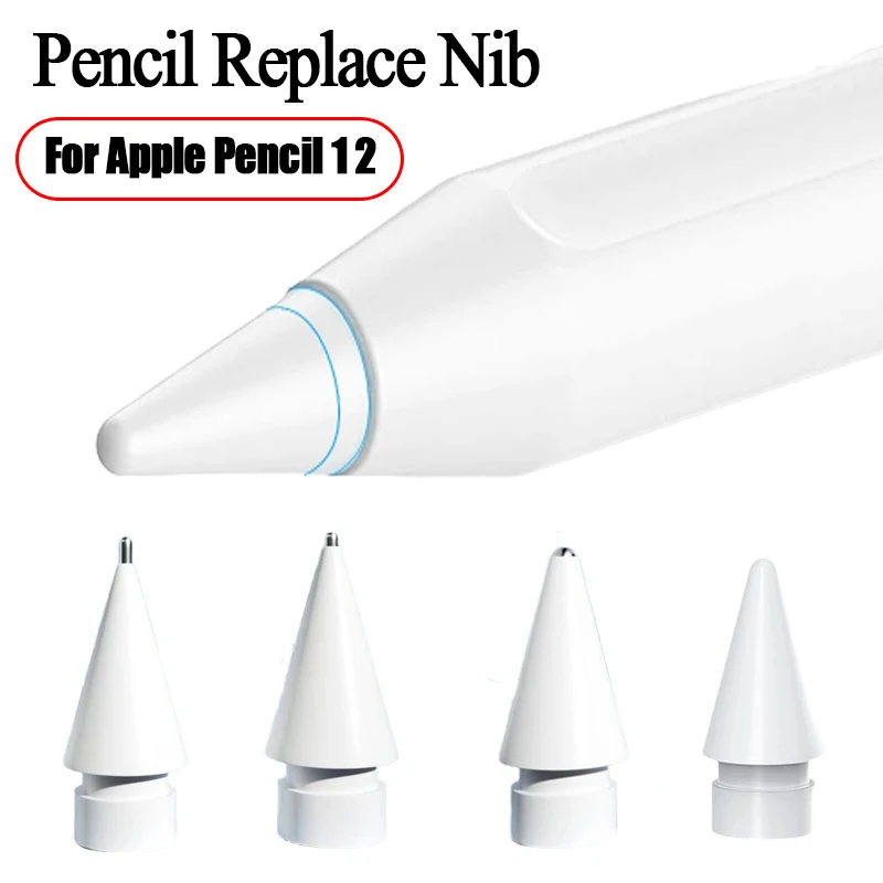 

Для Apple Pencil 1-го 2-го поколения стилус шумоподавление сменный наконечник для сенсорного экрана для Ipad Apple Pencil 1/2