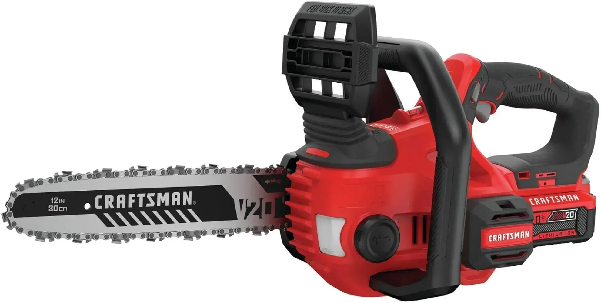 

V20* Cordless Chainsaw, 12-Inch (CMCCS620M1) Part of The V20 Cordless System Part of The Versa-track Wall Organization