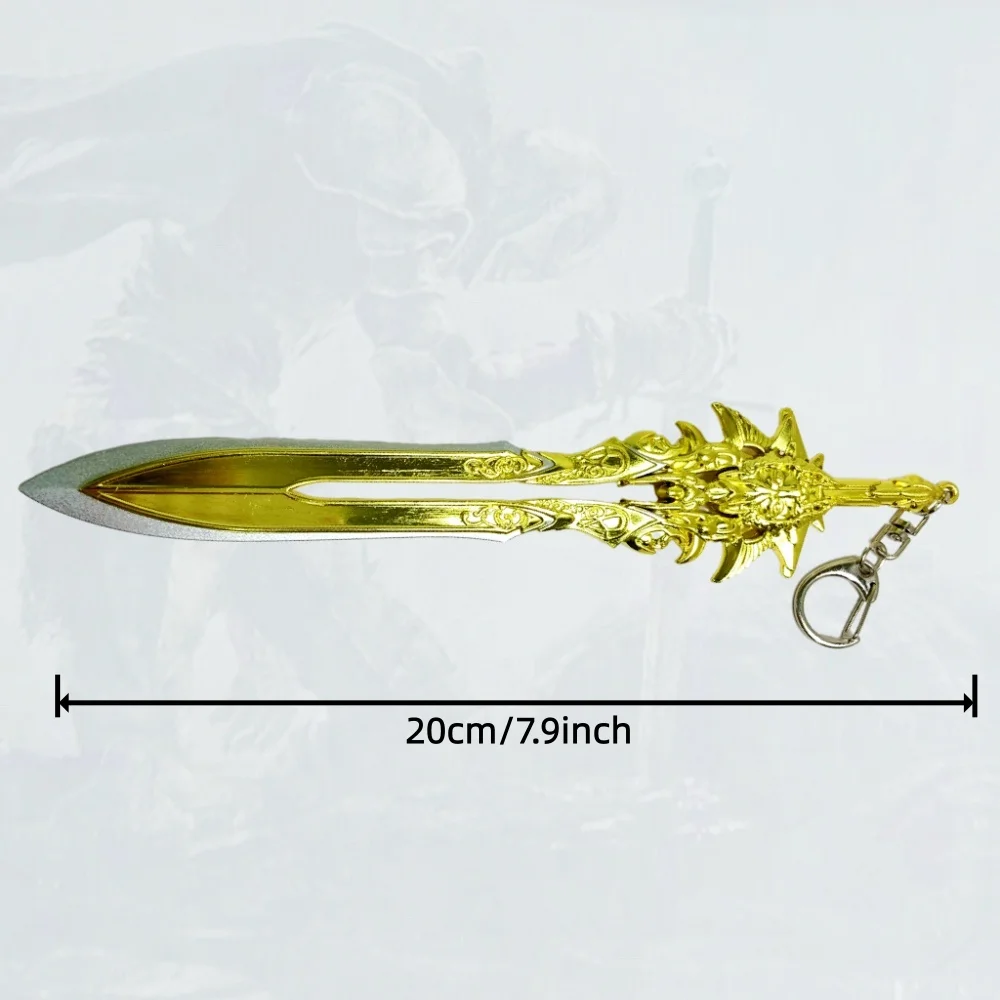 Épée Katana en métal Kratos God of War, couteau Ninja Original samouraï japonais Katana Sabre, accessoires de Cosplay, jouet accessoire, 7.9 pouces