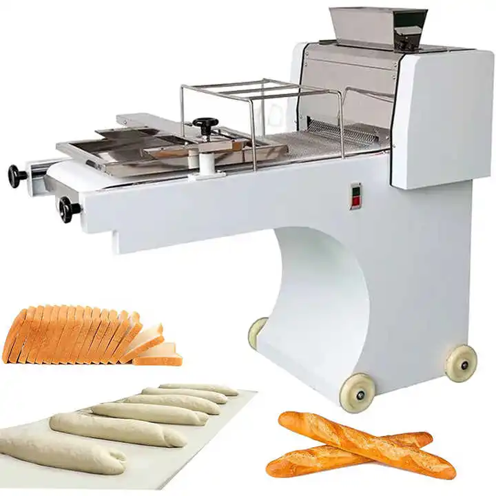 Loaf Bread Baking Equipment Baguette Moulder Dough Moulding And Toast Moulder For Bakery Use