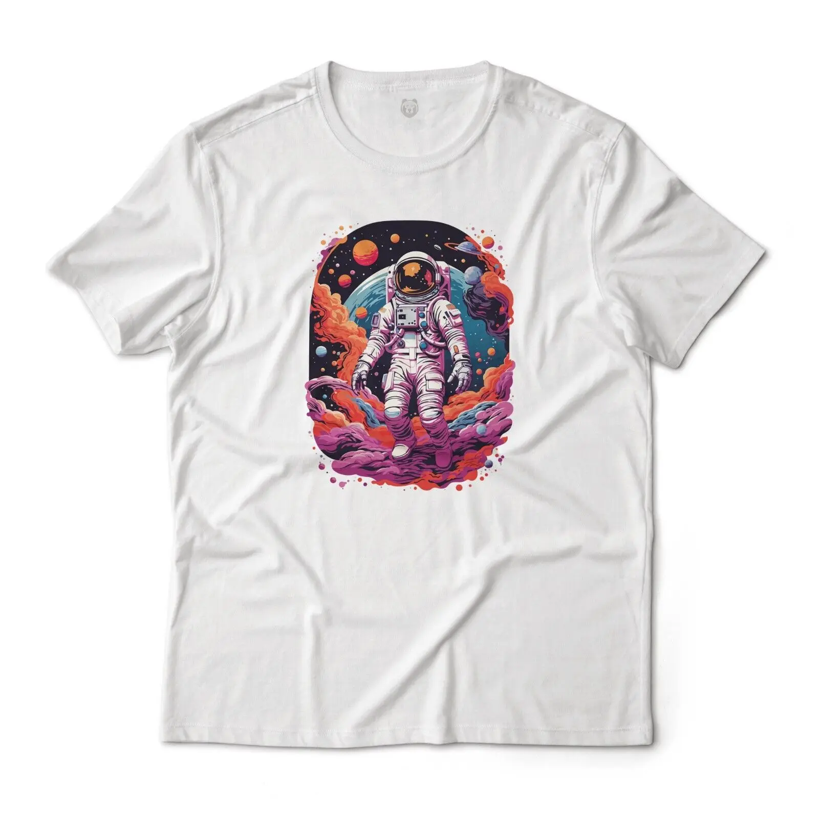 Vivid Space Cloud Astronaut Aesthetic Graphic T-Shirt Unisex