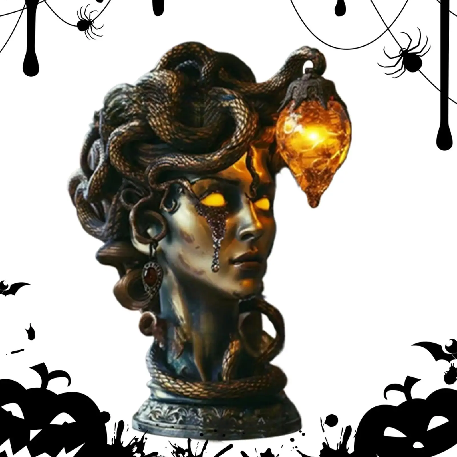 

Table Lamp Lamps For Night Stands Resin Figurines Decoration Lighting Collectible For Kitchen Christmas Living Room Home