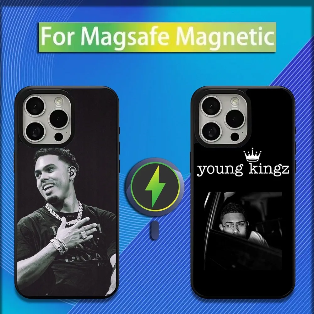 Rap Singer M-Myke Towers Phone Case For iPhone 16,15,14,13,12,11,Plus,Pro,Max,Mini Magsafe Magnetic Wireless Charging