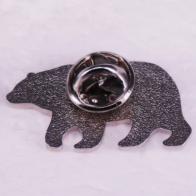 1pc Polar Bear Mountain Enamel Pin Arctic Landscape Bear Brooch, Nature Conservation Aesthetic Accessory for Daily Wear & Gifts