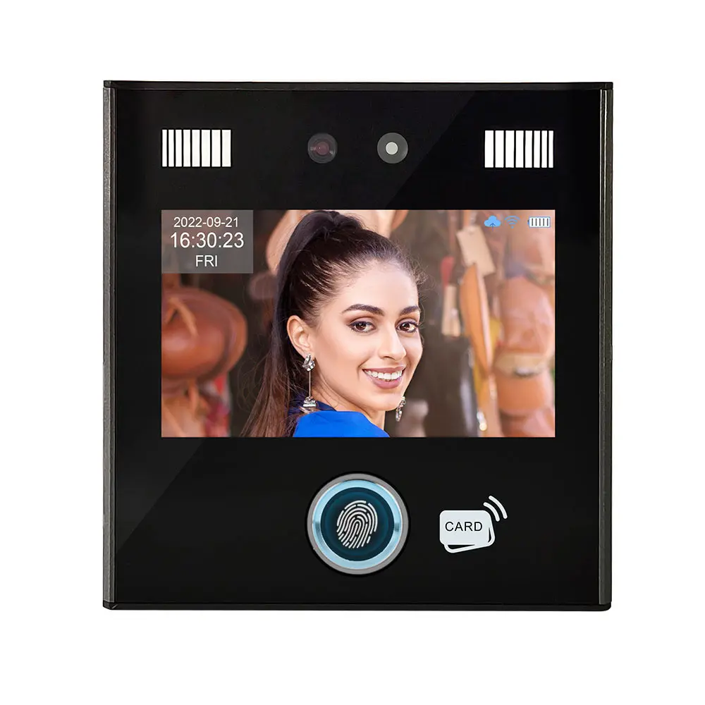 2026 TiMY 4.3 Inches Face Palm Vein Recognition Access Control Card Fingerprint Scanner Time Attendance with Free API SDK