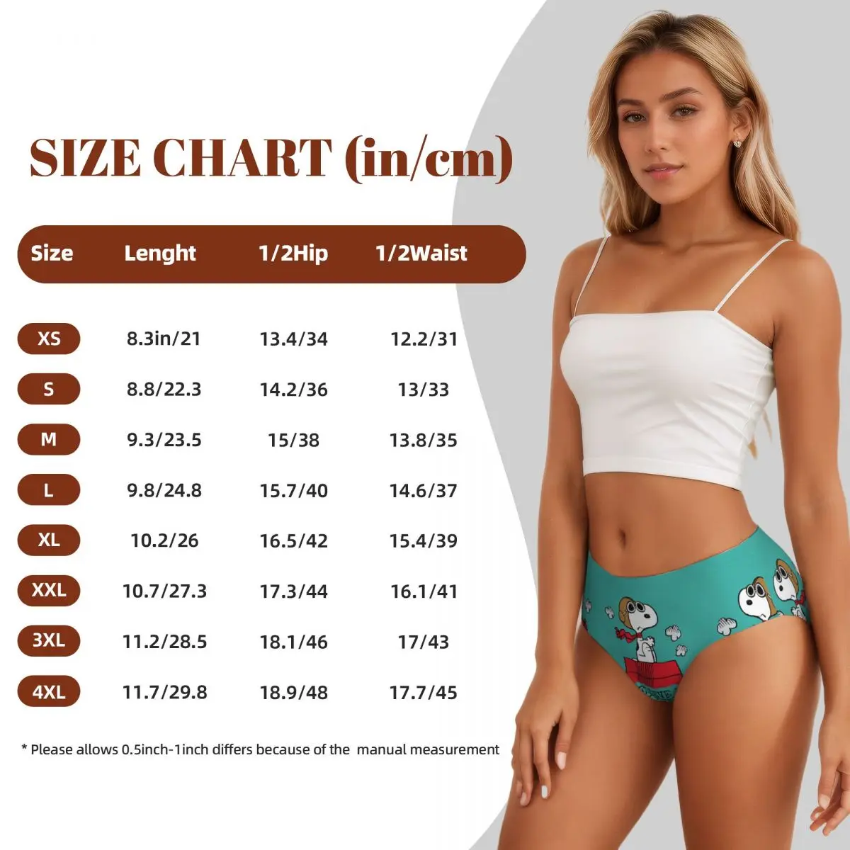 Personalizzato S-Snoopyes The Flying Ace Slip Intimo Donna Comode mutandine elasticizzate per cani