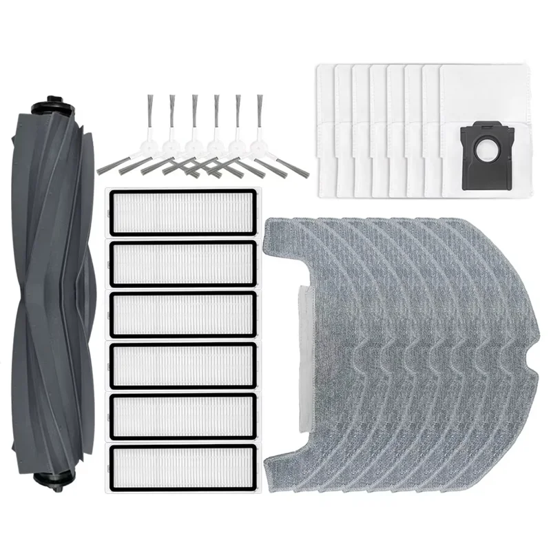 AT28-piezas de repuesto para Robot aspirador Dreame D10 Plus Gen 2 RLD32GD, accesorios, filtro de Cepillo Lateral principal, fregona, bolsa de polvo