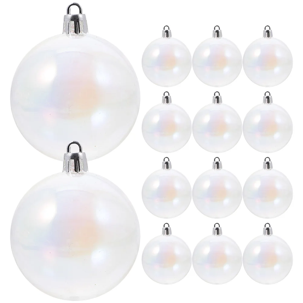 

24pcs Christmas Balls 4cm Plastic naments Tree Hanging Decorative Pendants Party Supplies Lightweight Reusable