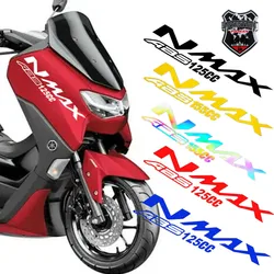 Motocicleta adesivo reflexivo, Scooter Body Side Strip Fairing adesivo, logotipo decalque para YAMAHA NMAX Nmax125 e Nmax155, acessórios