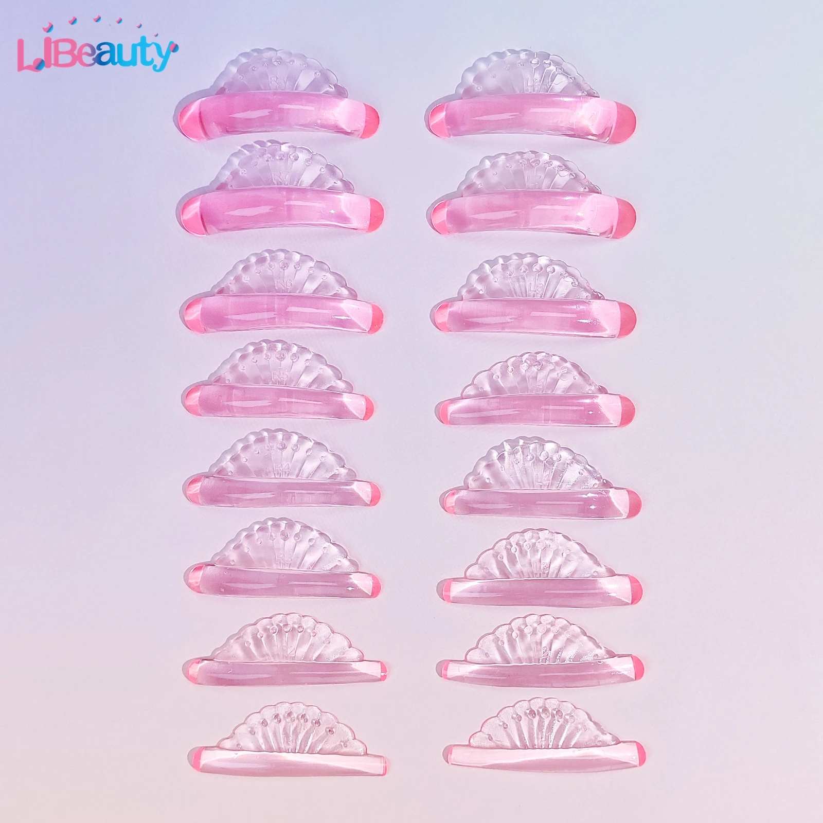 Libeauty Wholesale Silicone Eyelash Perm Pads Sticky Lashes Rod Shields Lift 3D Eyelash Curler Accessories Eyelash Lifting Tools