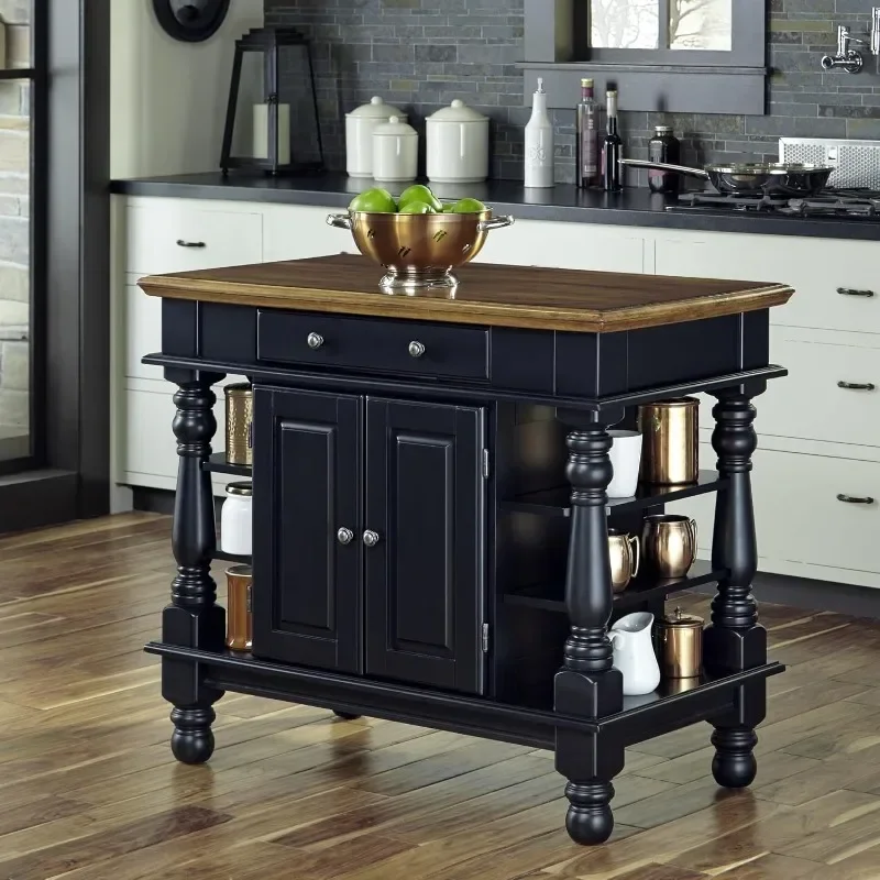 

Traditional kitchen island, suitable for living room and bedroom, easy to assemble kitchen furniture