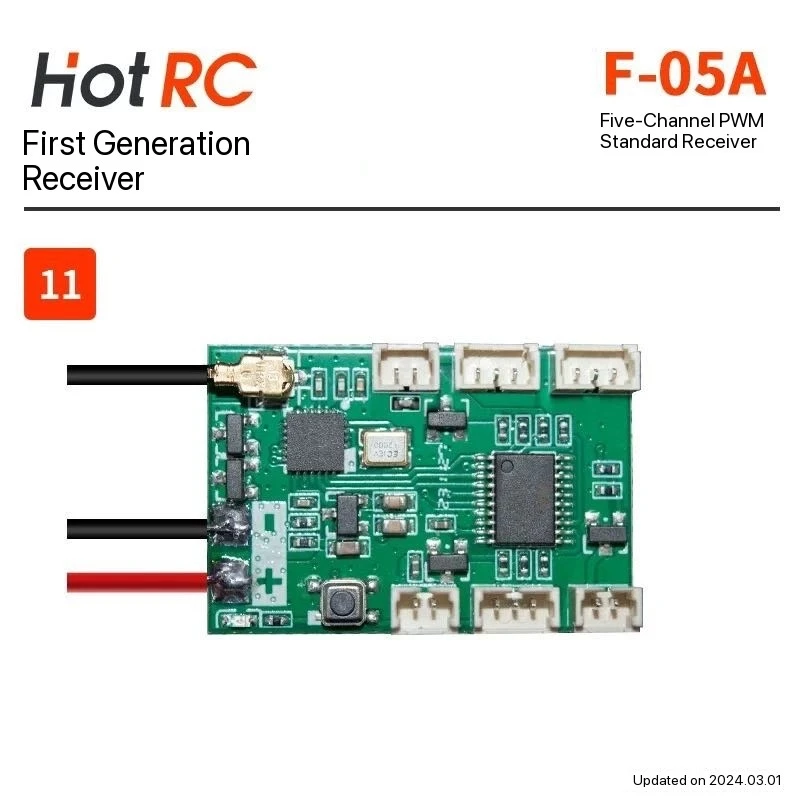 Máquina receptora de controle remoto HOTRC coleção completa F-01AT/F-01AF-04AT/F-04AT/F-04A/F-08AT/F-08A