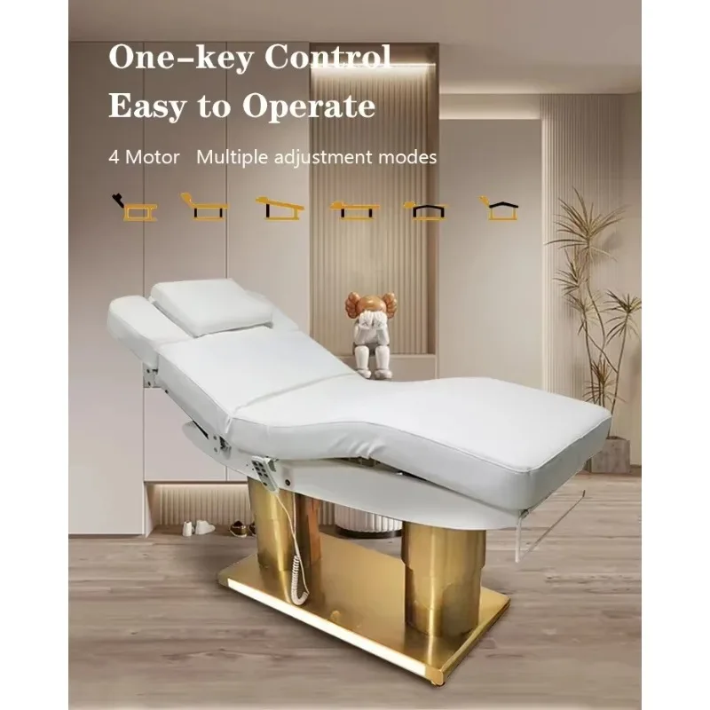 

Кушетка-стол для косметических процедур и массажа TAO Luxury Furniture White Gold Electric